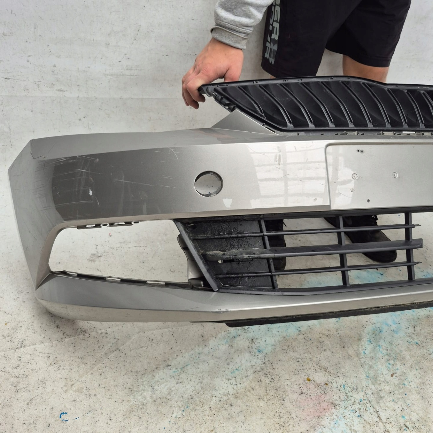 SKODA FABIA III 3 14-18 bumper front front cover