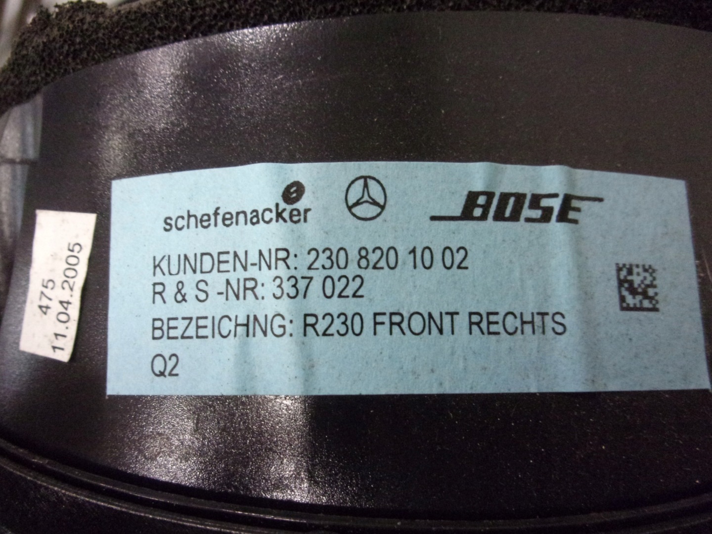 R230 SL 500 speaker speakers BOSE 2308200902