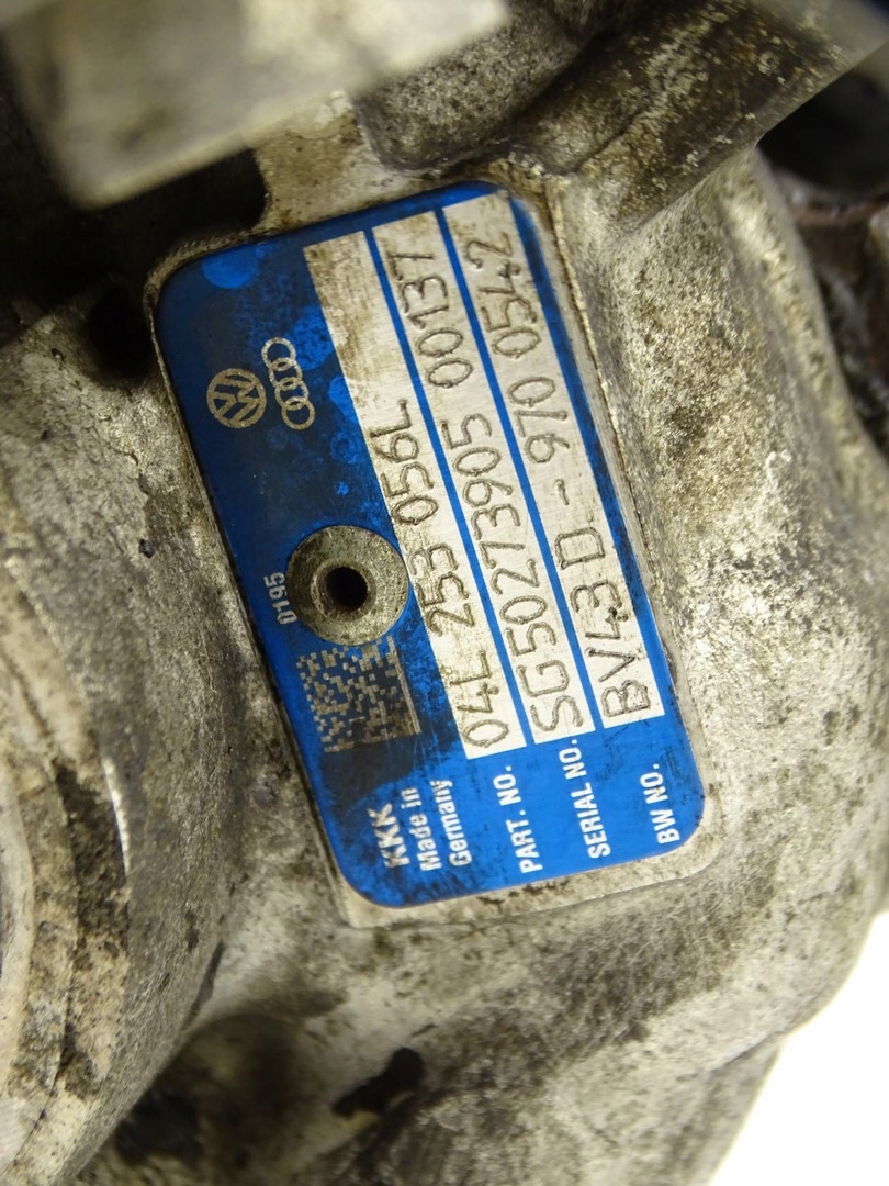 turbo TURBO AUDI A4 B9 2.0 190KM 04L253056L