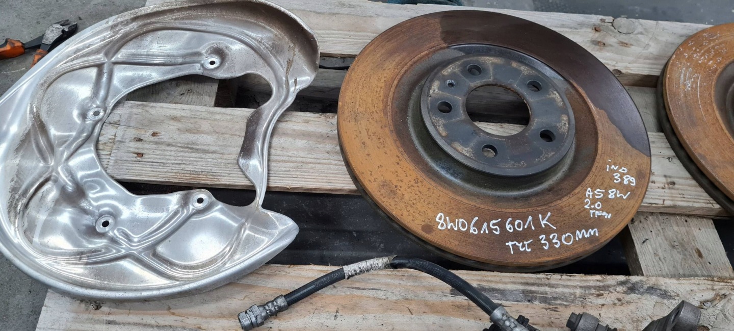 A5 8W caliper calipers brake discs rear part rear. 330MM A4 B9 8W Q5 80A