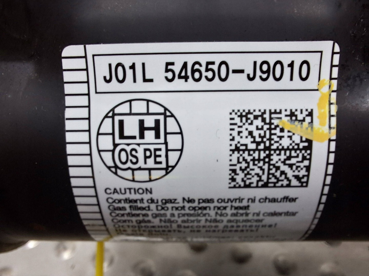 shock absorber left front HYUNDAI KONA and 17-23 54650-J9010