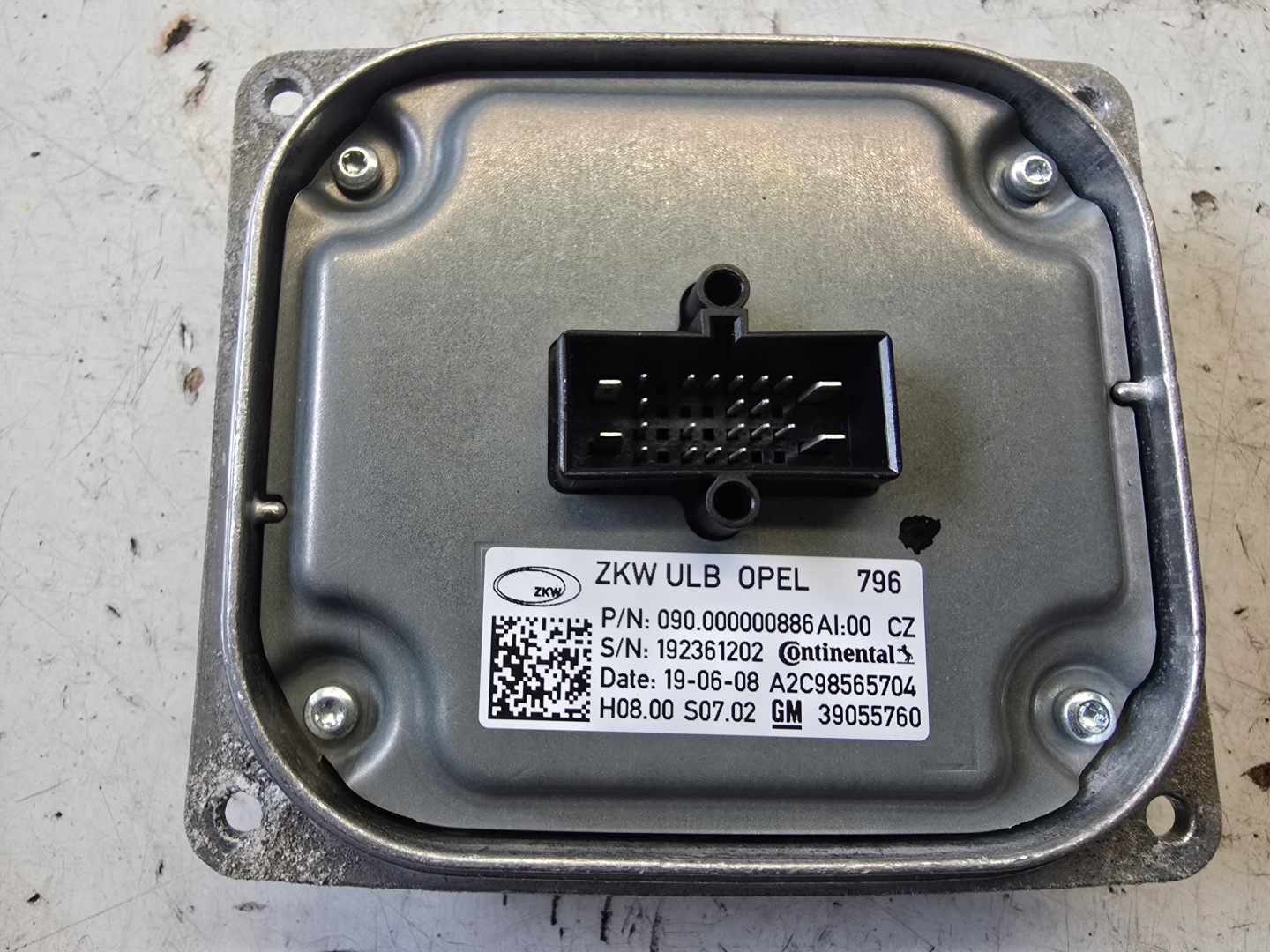 OPEL ASTRA K 5 module control unit lights front FULL LED INTELLILUX 39055760