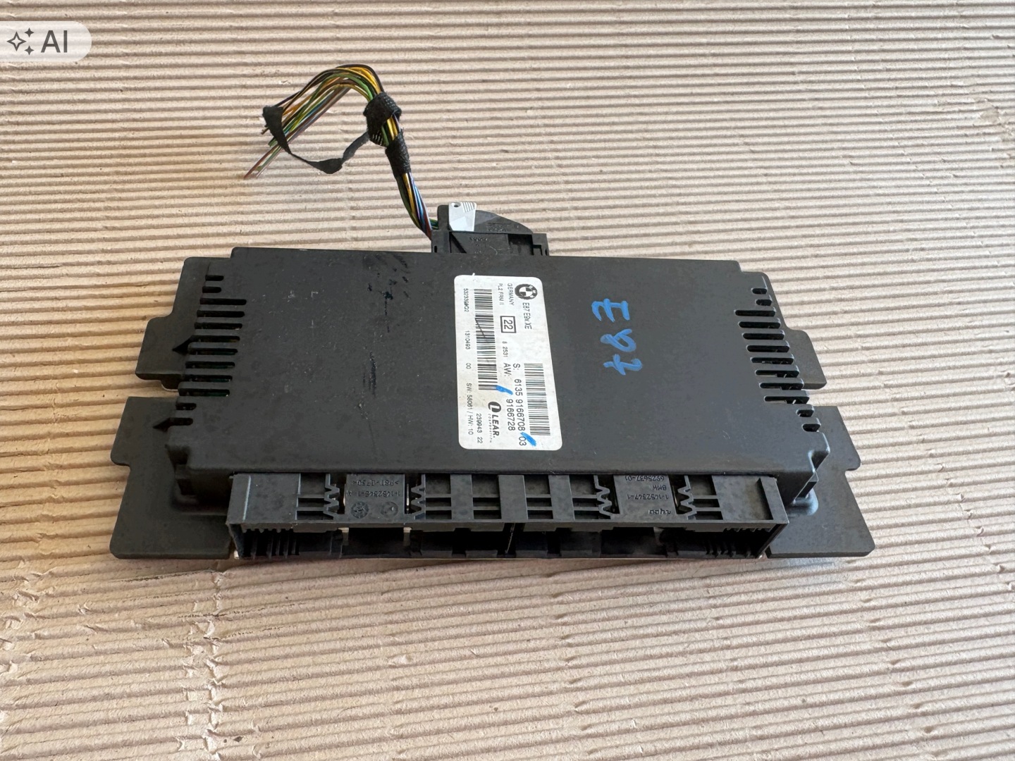 BMW E87 modul Bedienteil Leuchten 9166708