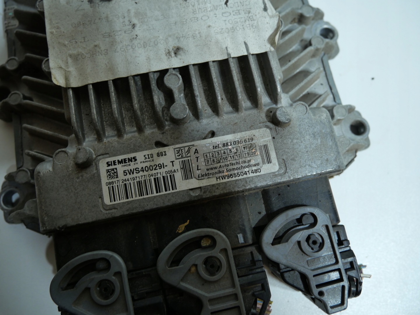 PEUGEOT CITROEN computer control unit of the engine 5WS40029I-T