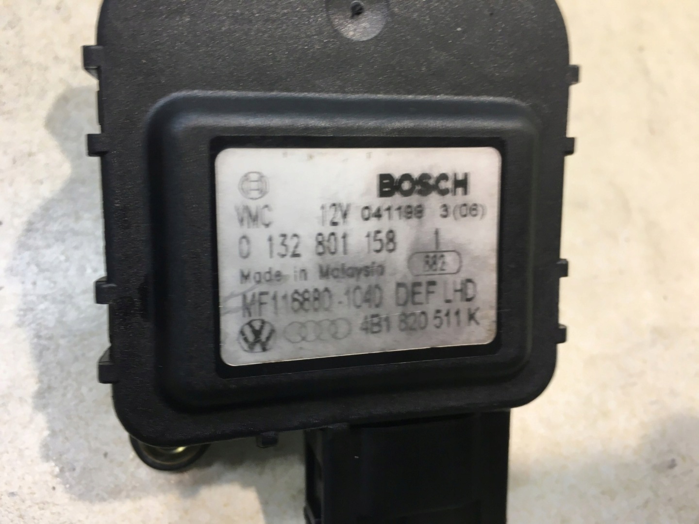 Micro moteur Bloc de chauffage complet A6 C5 0132801129