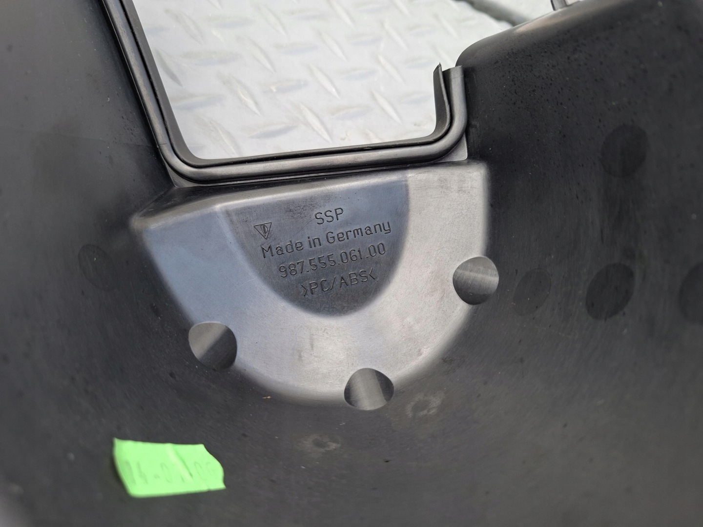 cover boot upholstery left 98755506100 PORSCHE CAYMAN S 987