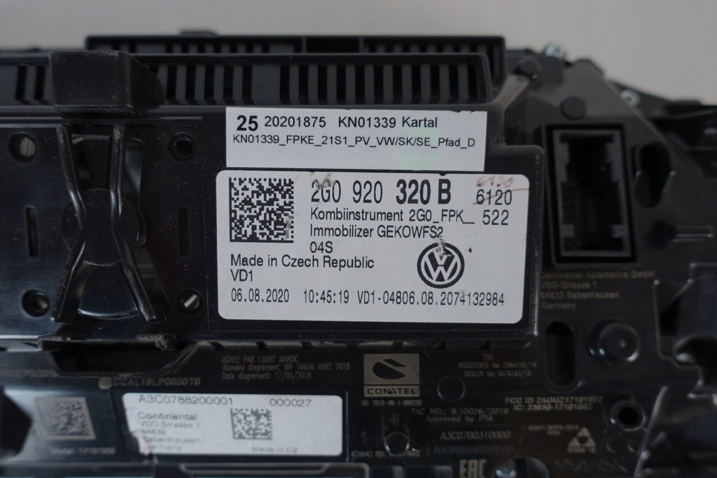 dials VIRTUAL dials LCD VW POLO TAIGO 2G0