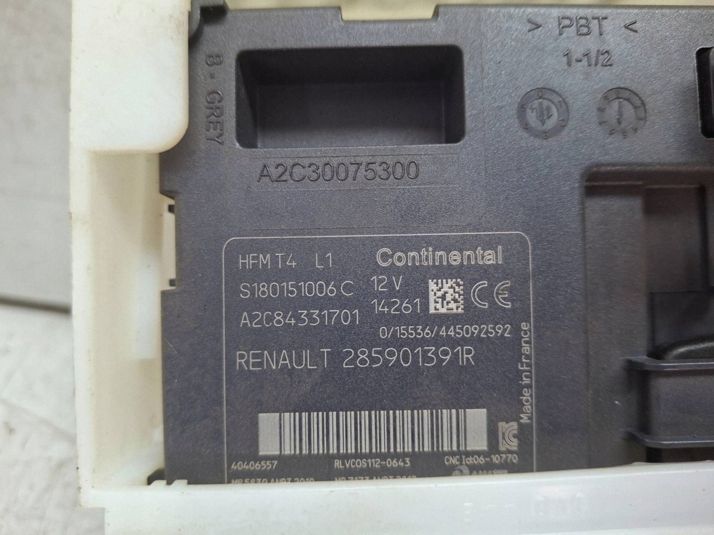 card reader 2X KARTA 285901391R A2C84331701 RENAULT