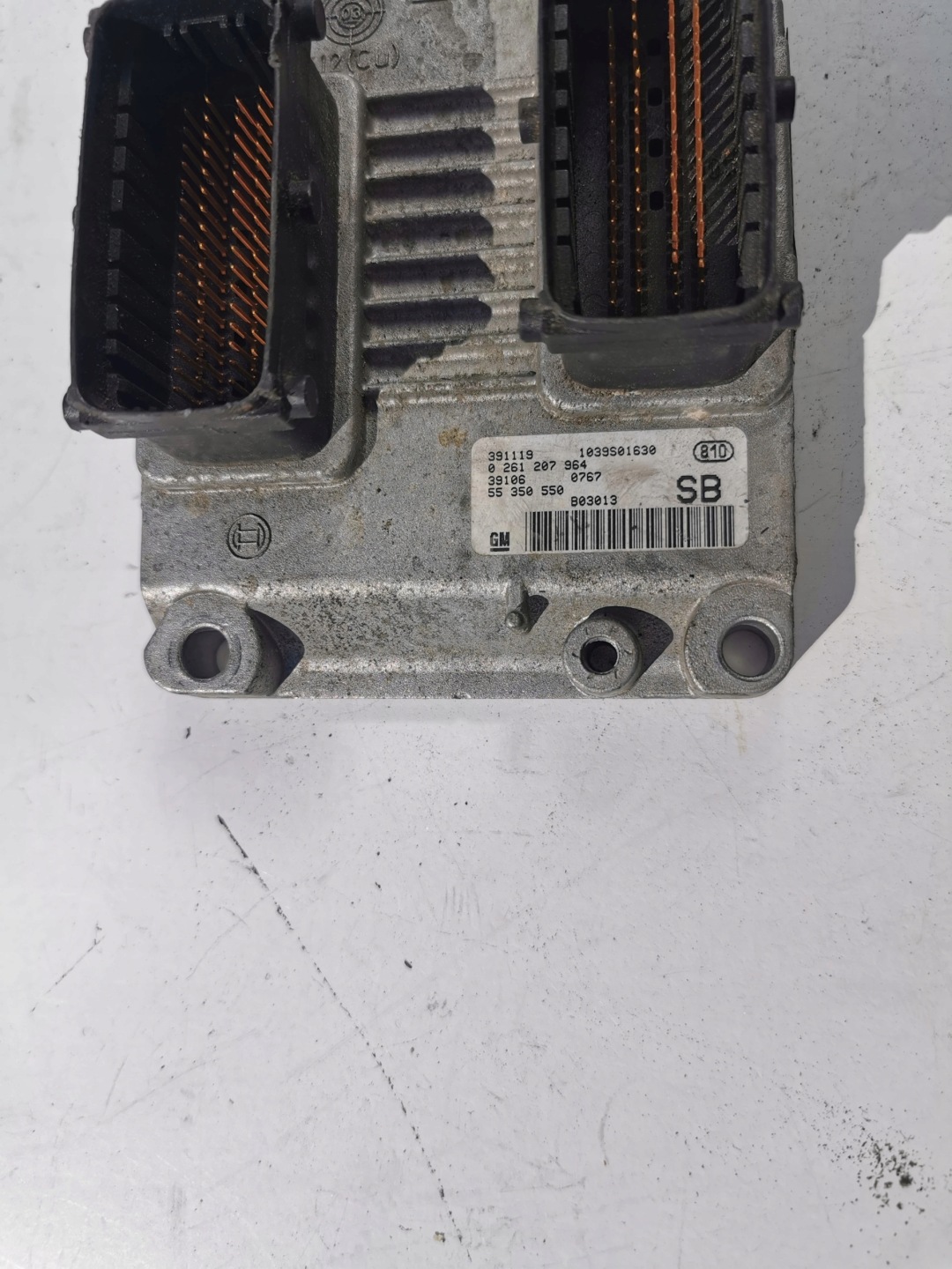 OPEL AGILA 1.2B 16V 0261207964 55350550 computer E
