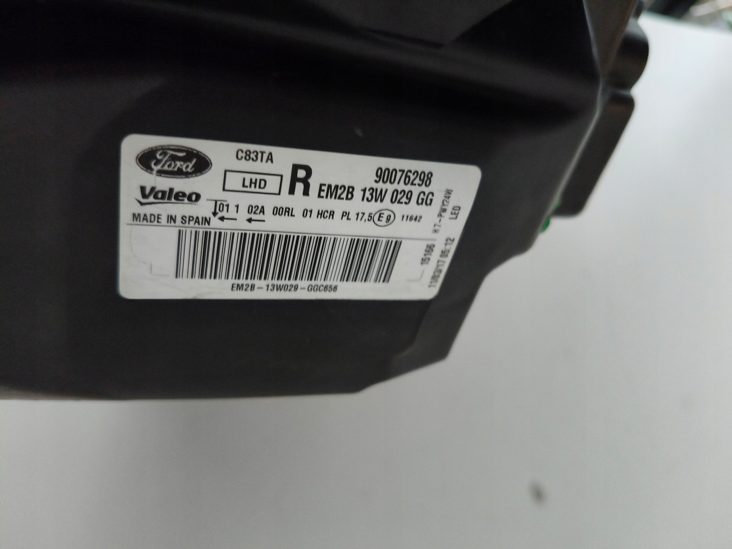 light right REFLEKTOR FORD S-MAX MK2 14- GALAXY MK4 15- LED
