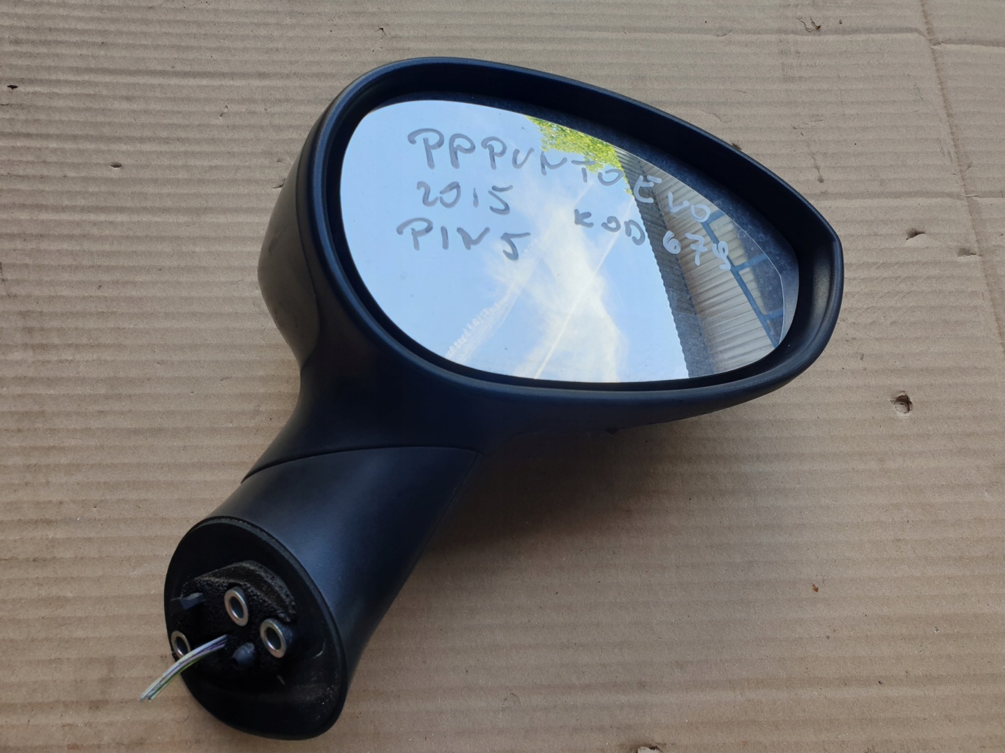 mirror right FIAT PUNTO EVO 2012-2018 EUROPA 5 PIN