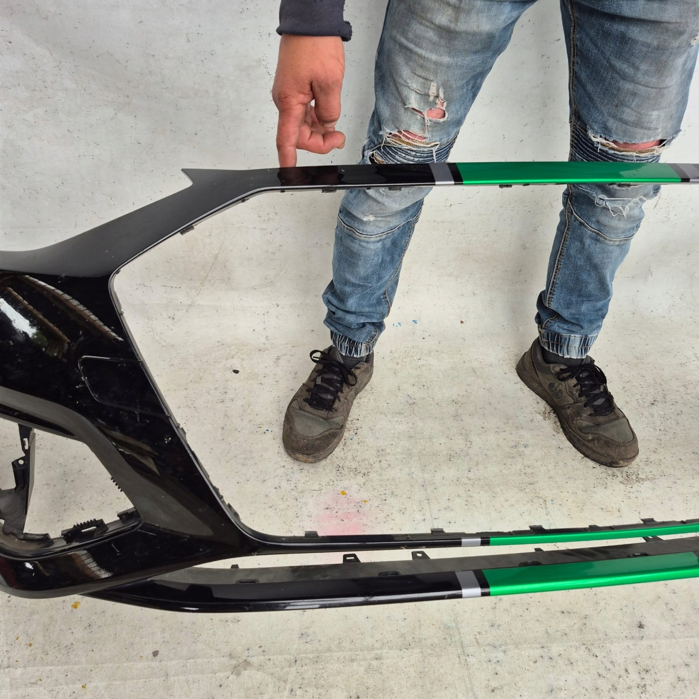 AUDI A4 B9 8W LIFT 19-23 bumper front front PDC