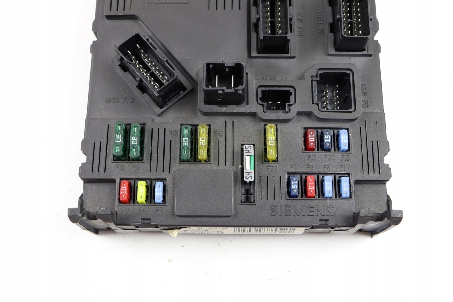 CITROEN PEUGEOT module control unit compartment BSI 9655221180 S120104600I