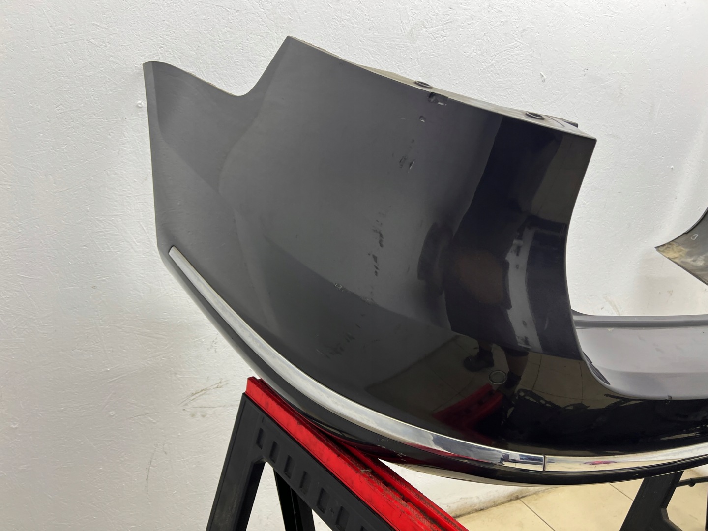 VW PASSAT B7 KOMBI 10-14 bumper rear part rear CHROM 4XPDC complete LC8Z