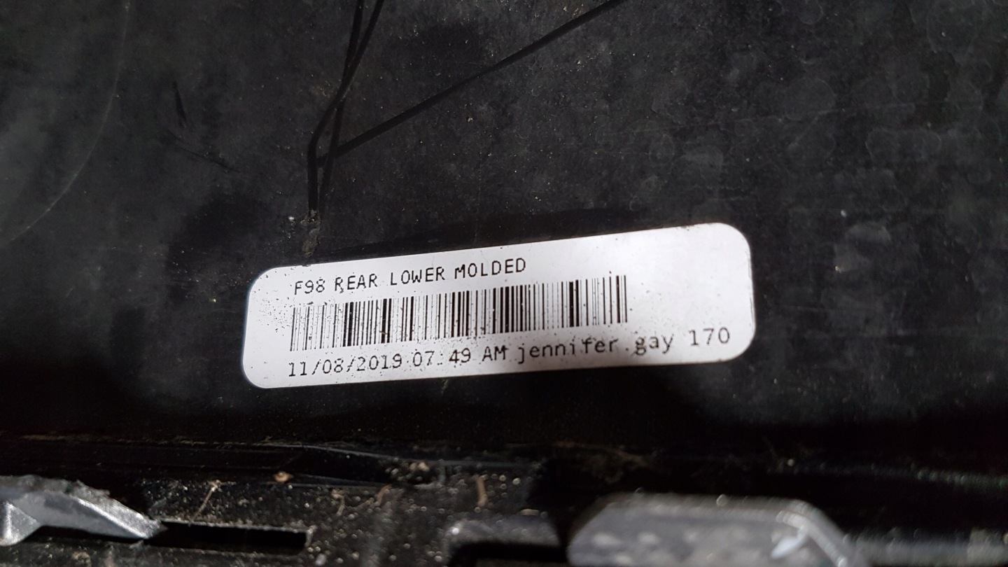 bumper rear BMW X4 G02 F98 m-packet