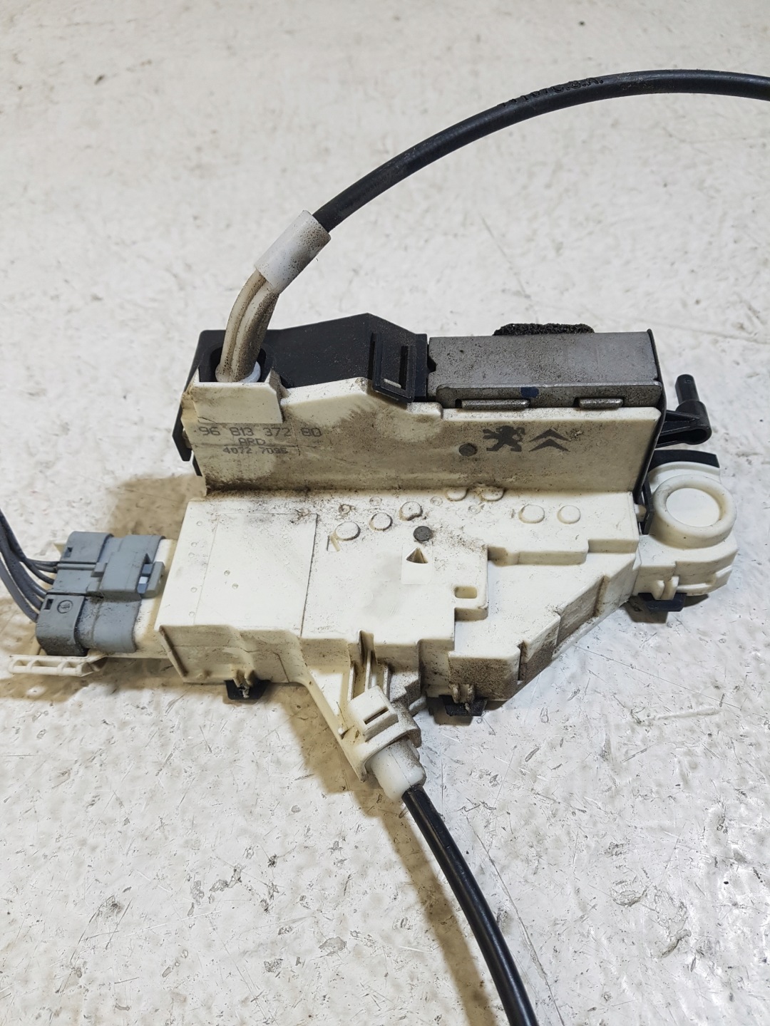 lock door right rear part rear PEUGEOT 407