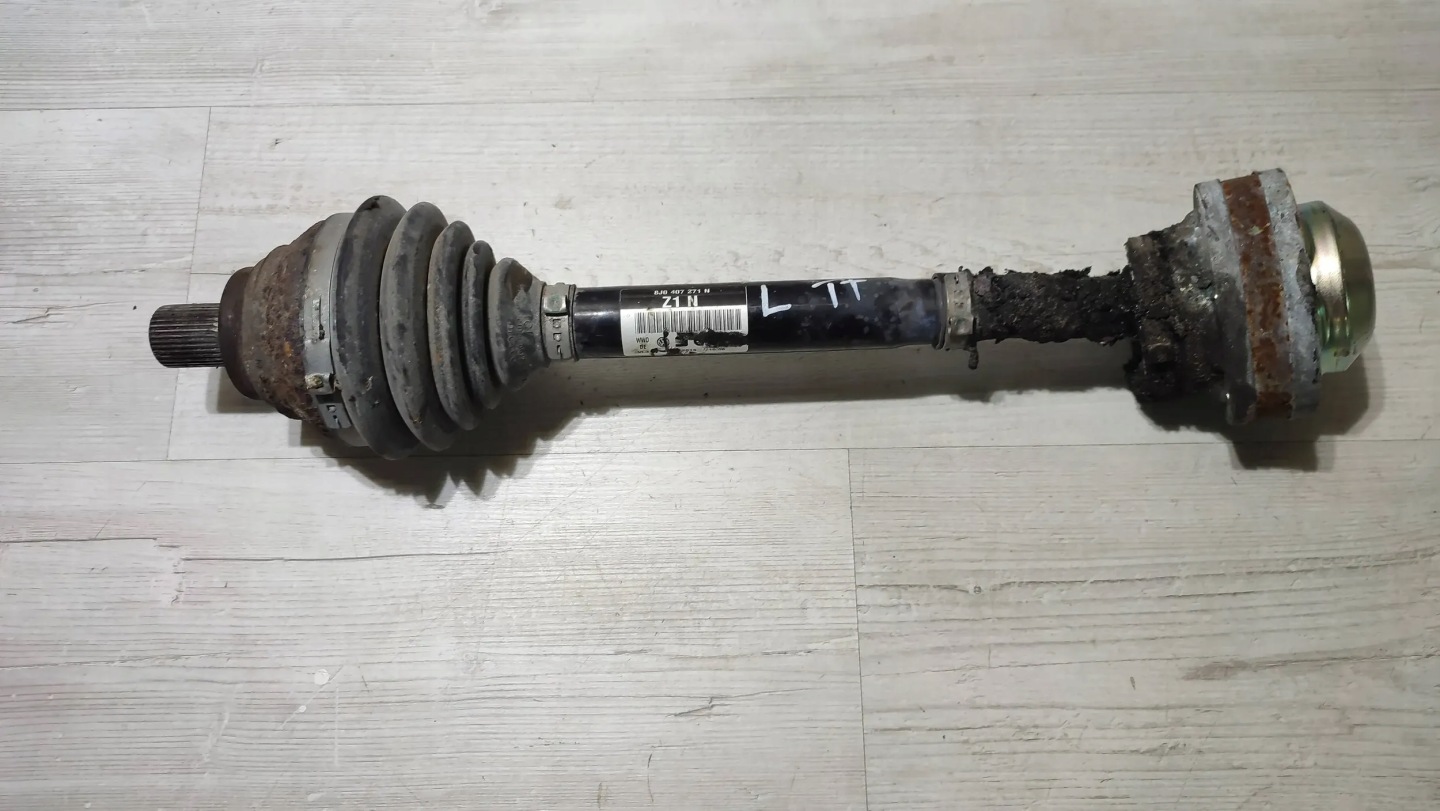 Audi TT 8J 13r 2.0tdi left side semi-axis