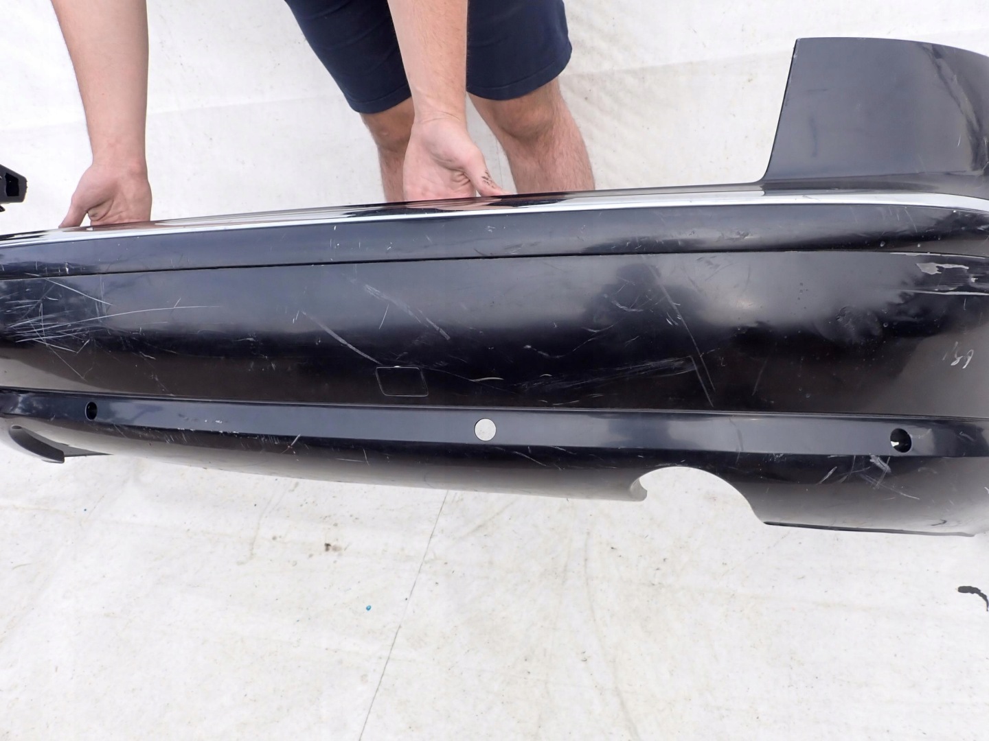AUDI A8 D3 02-09 bumper rear part rear PDC