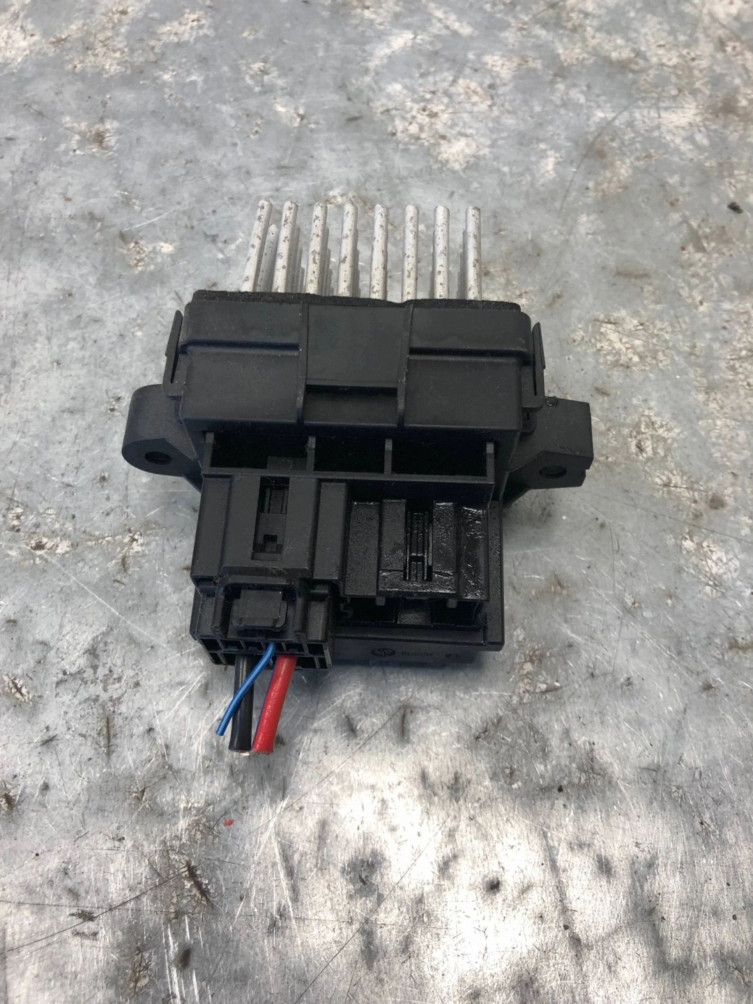 resistor, rheostat, regulator heater fan resistor OPEL 13598091