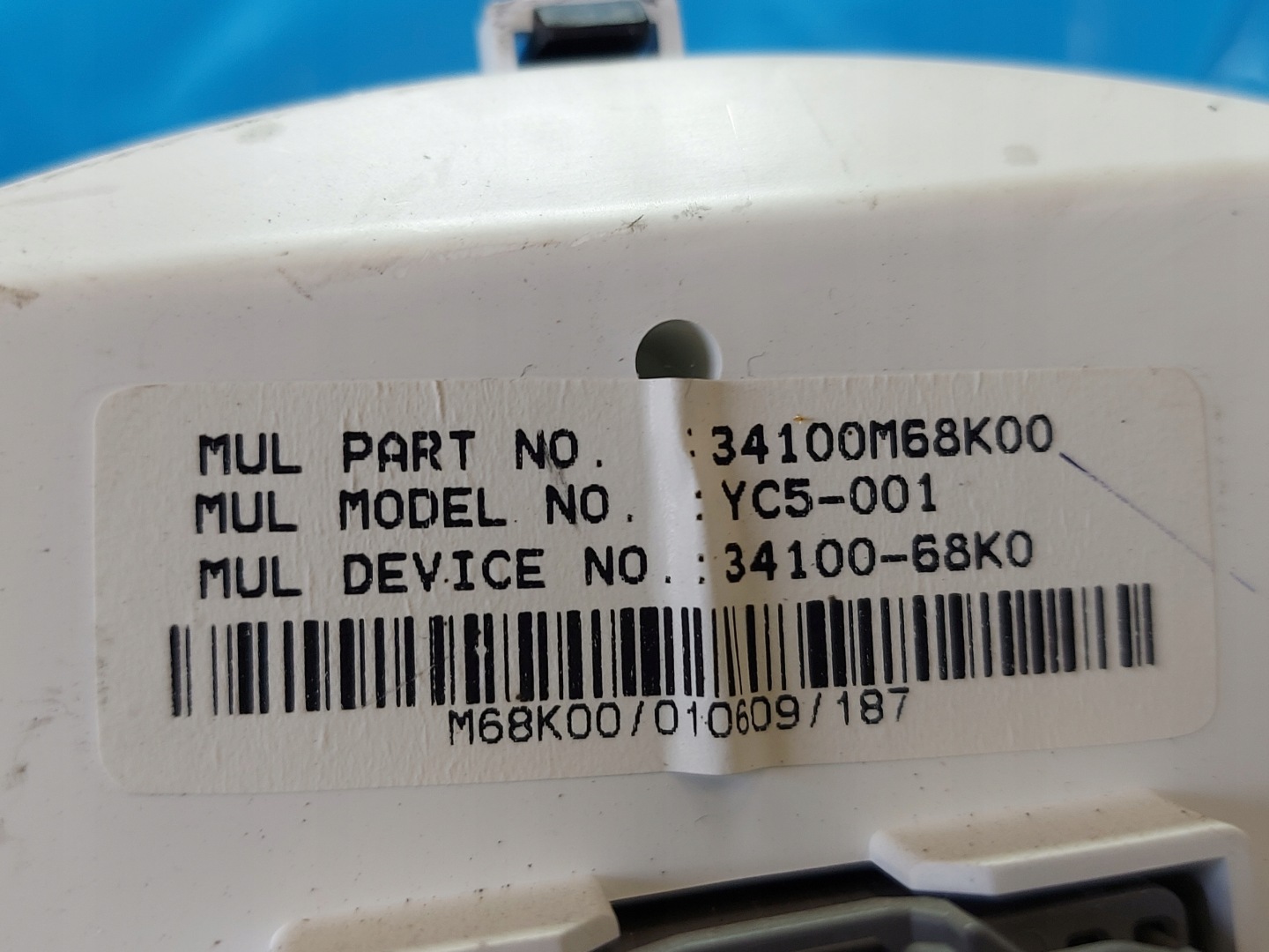 dials clock SUZUKI ALTO V 1.0 B 34100M68K00