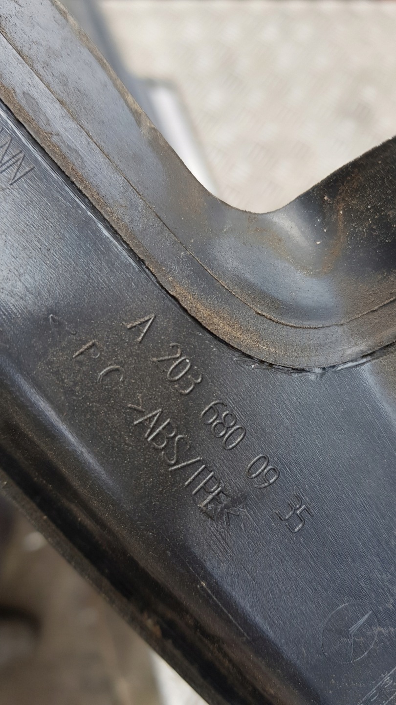 MERCEDES W203 moulding threshold left right rear part