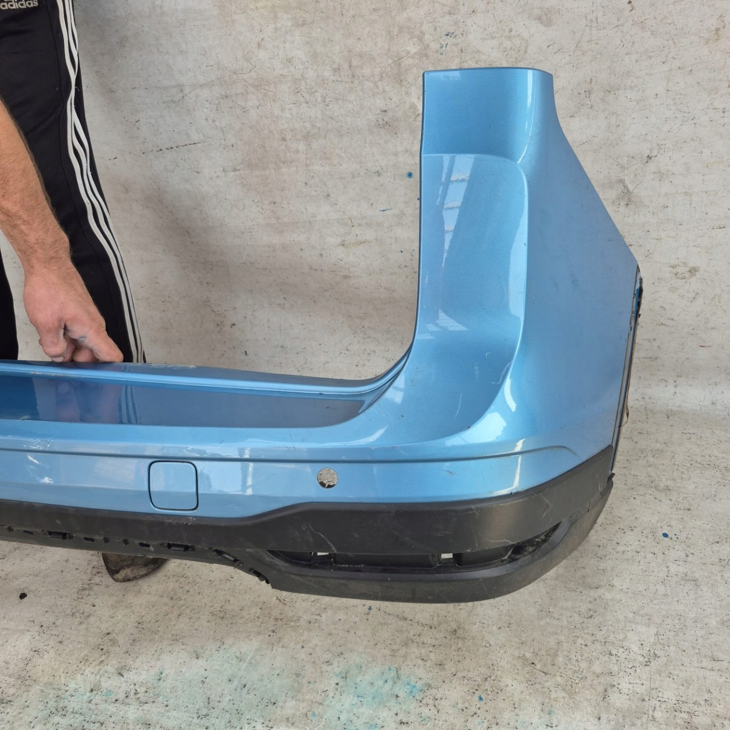 VW CADDY 2K7 CROSS MAXI 20- bumper rear part rear 4XPDC 2K7807421A
