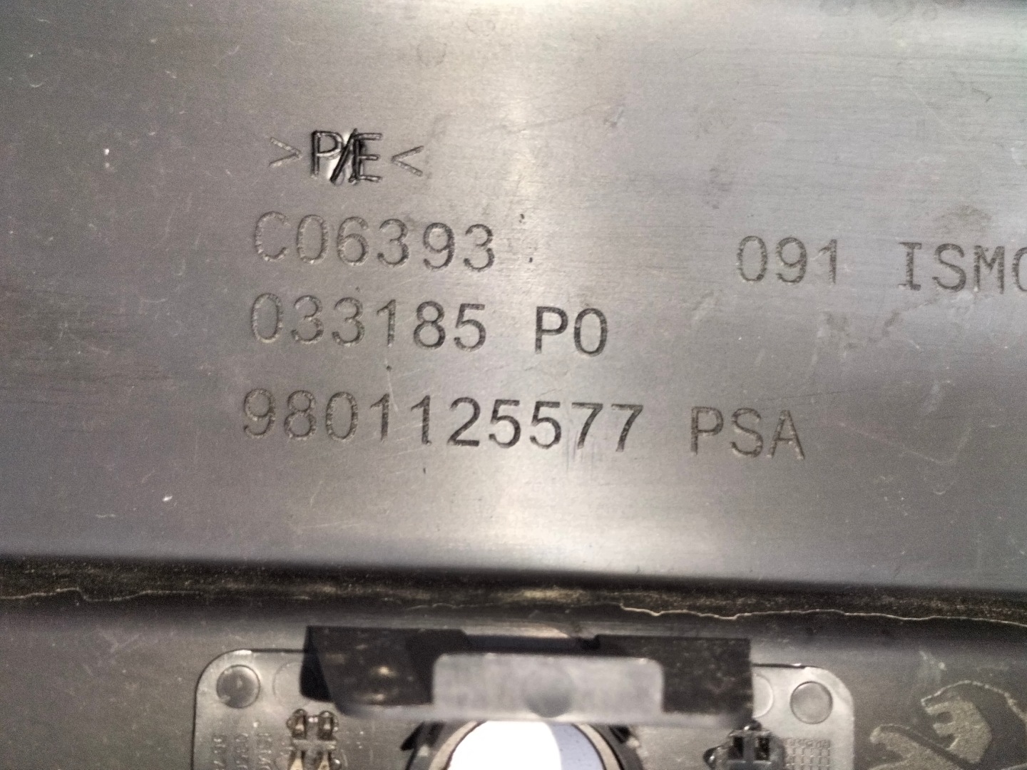 Paraurti posteriore posteriore PEUGEOT 2008 e 13-19