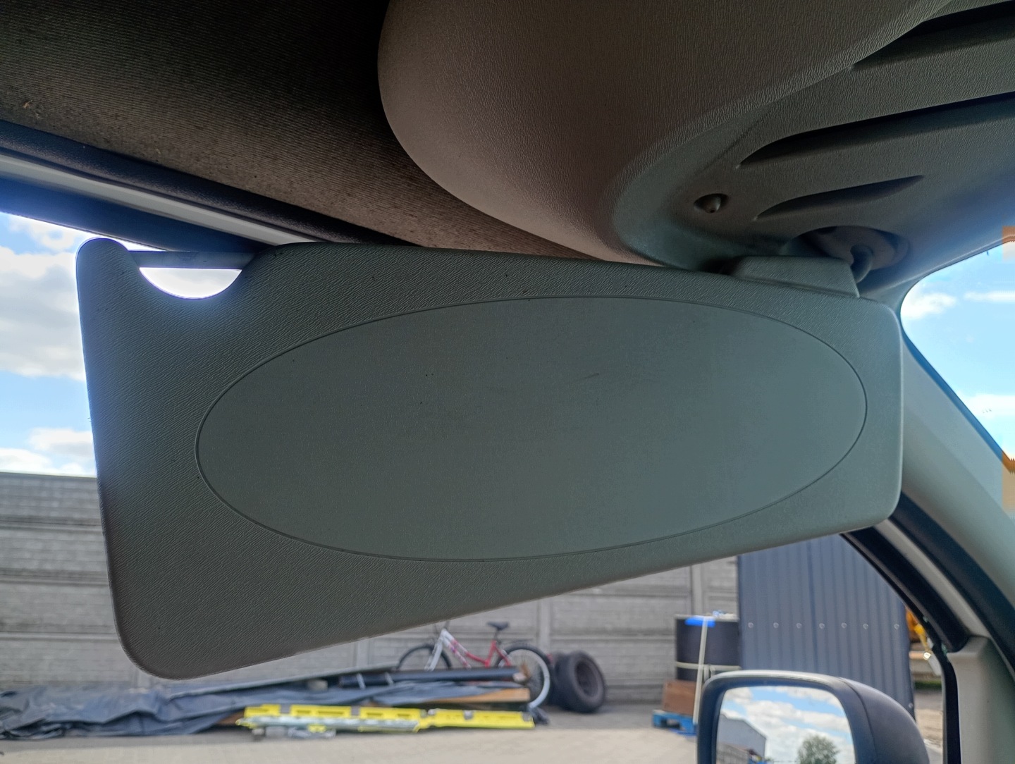 cover PRZECIWSLONECZNA left driver´s visor Renault Kangoo 2 II 08-21