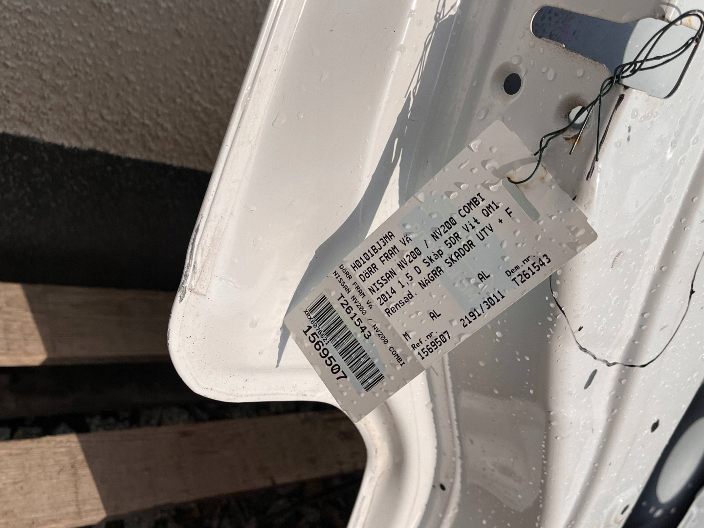 door front left side NISSAN NV200 H0101BJ3MA @M