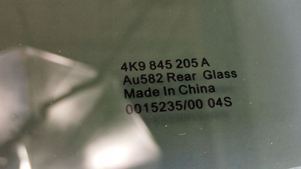 Audi A6 Allroad C8 2021 window left rear part door 4K9845205A