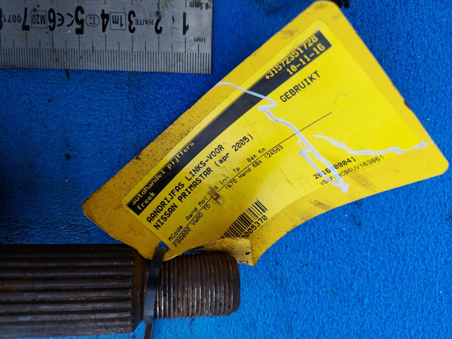 Semiasse PRIMASTAR 2005 R 1.9 DCI sinistra