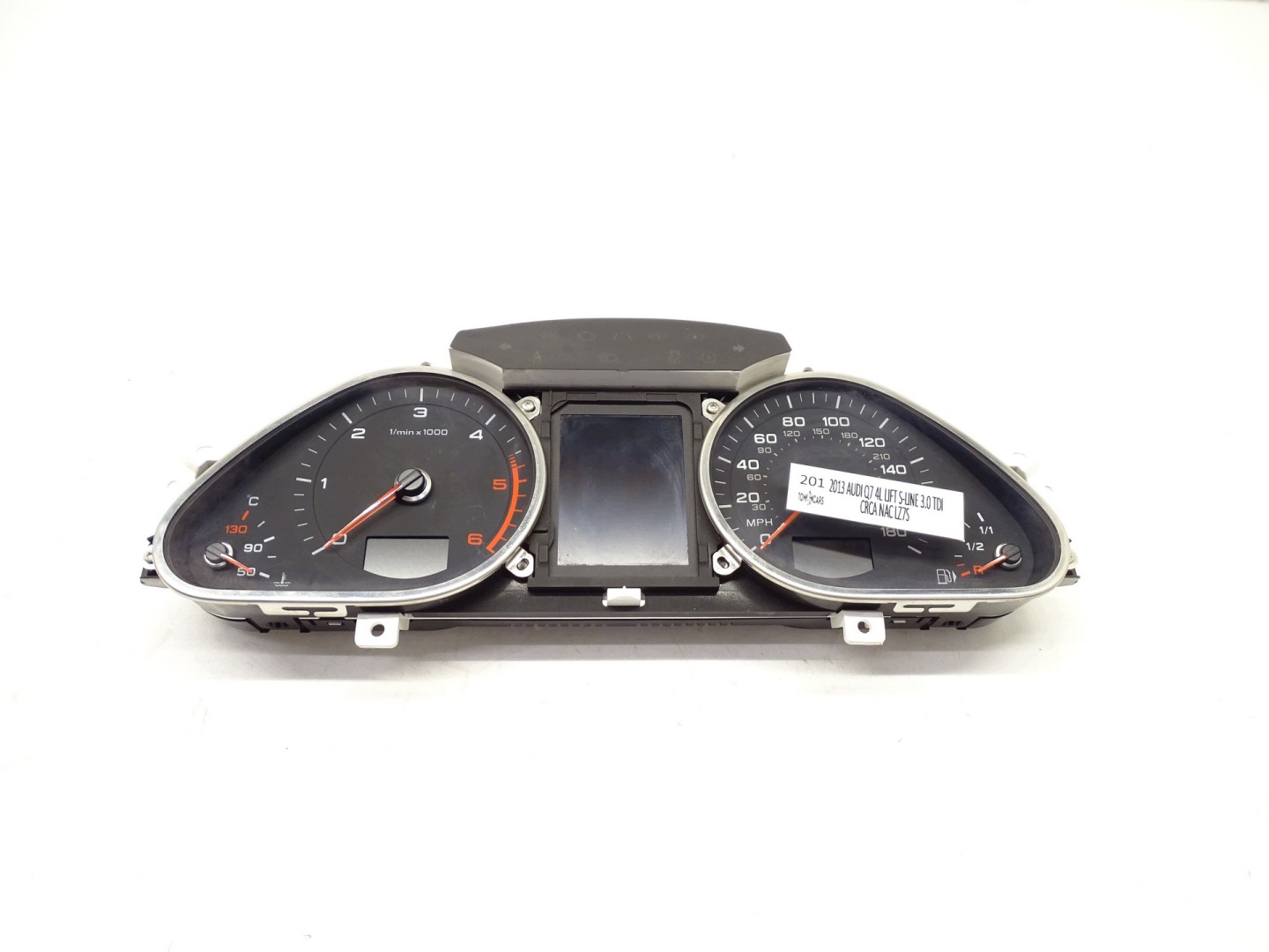 dials clock AUDI Q7 4L LIFT S-LINE 4L0920985N UK