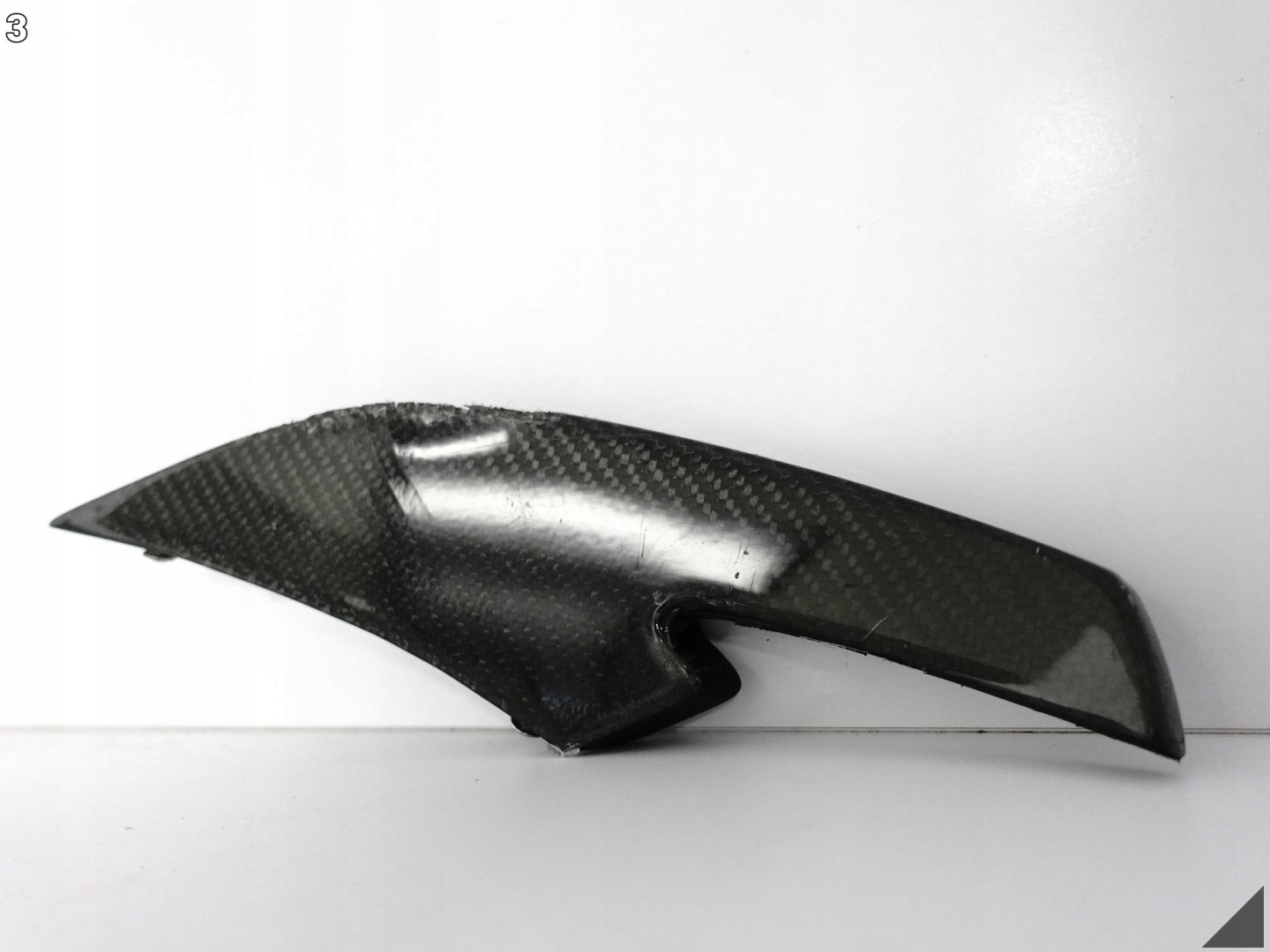 AUDI ABT RS6-R 4G0 C7 CARBON SPOILER grid cap moulding left lower front