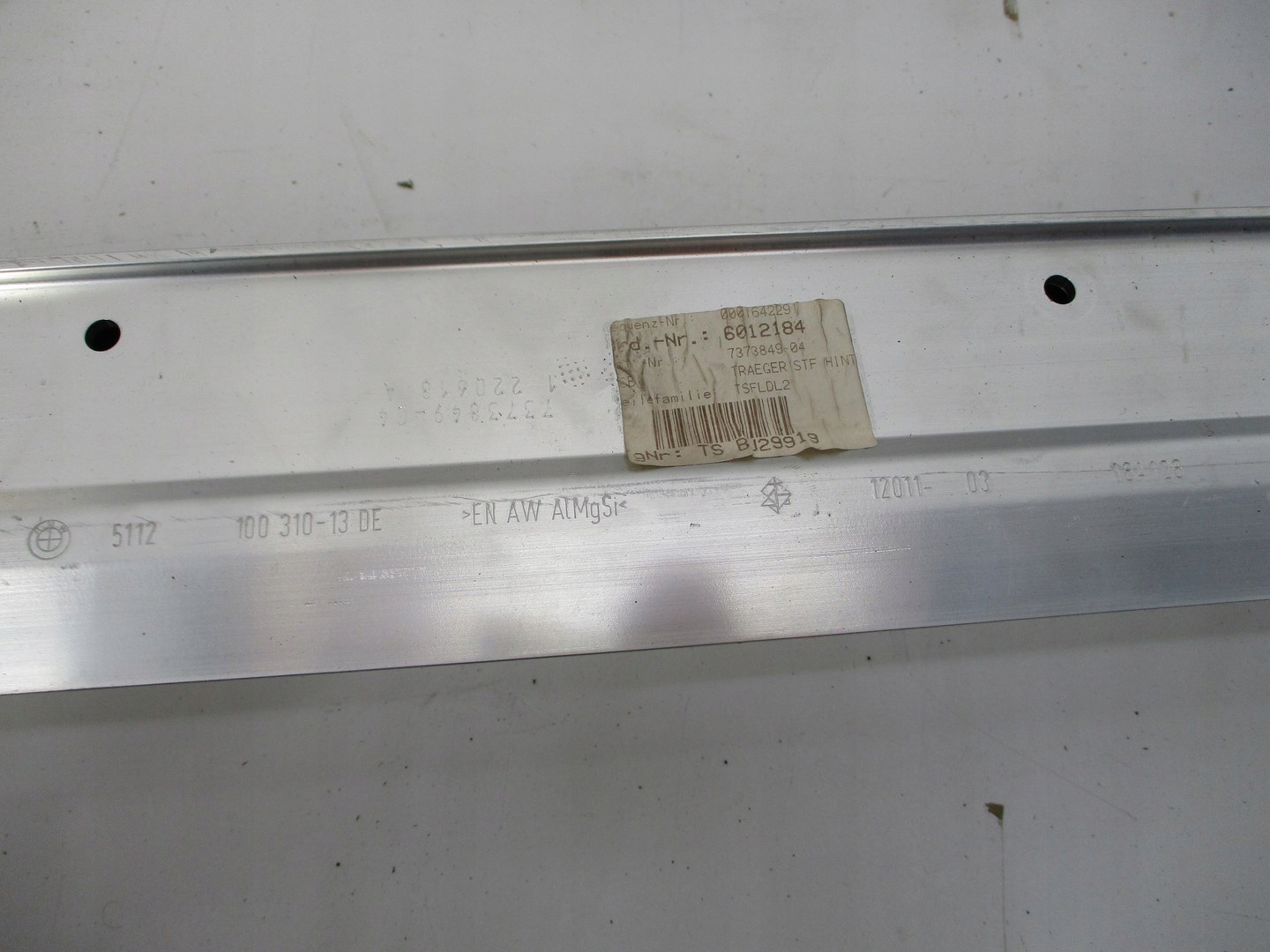 bumper support rear part BMW 8 G15 rear part rear