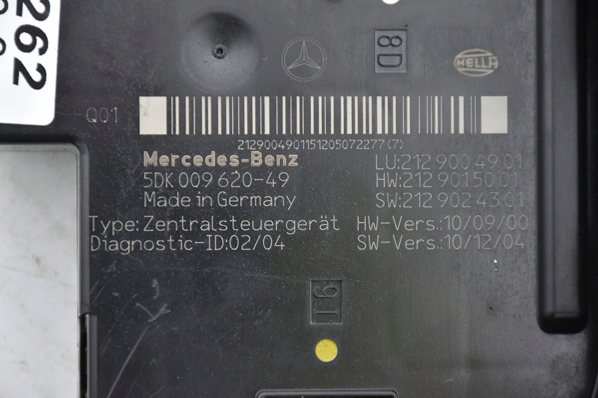 module control unit SAM MERCEDES E W212 2129004901
