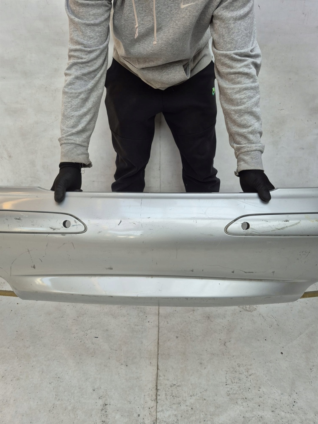 MERCEDES SL R230 01-06 bumper rear part rear PDC