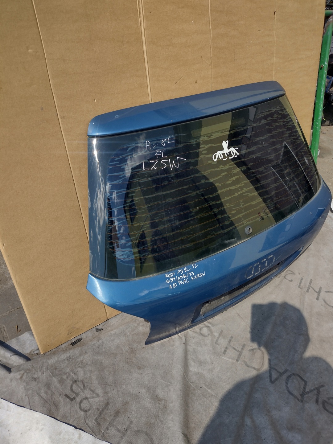 trunk door boot Audi A3 8L FL k:LZ5W