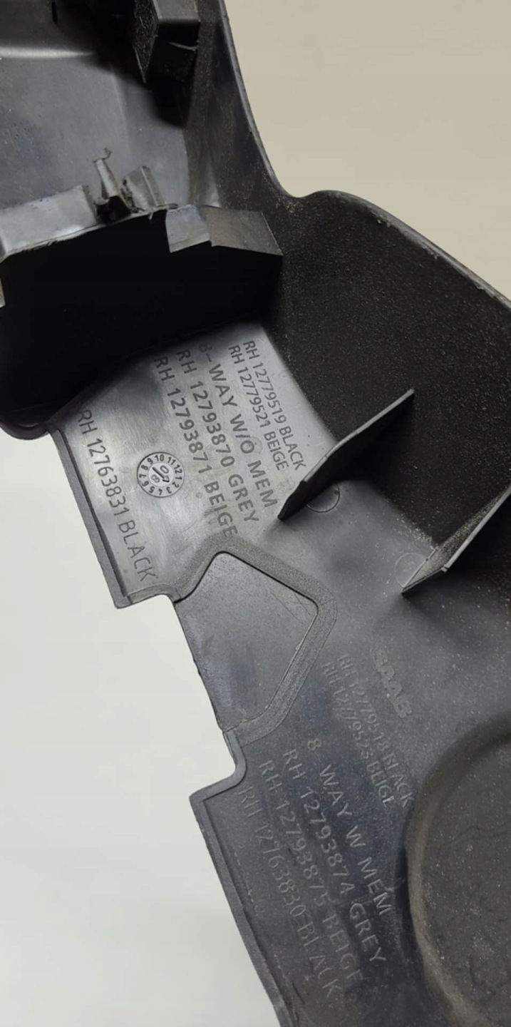 SAAB 93 9-3 II Panel Module Contrôle przyciski Siège Passegers RHD UK