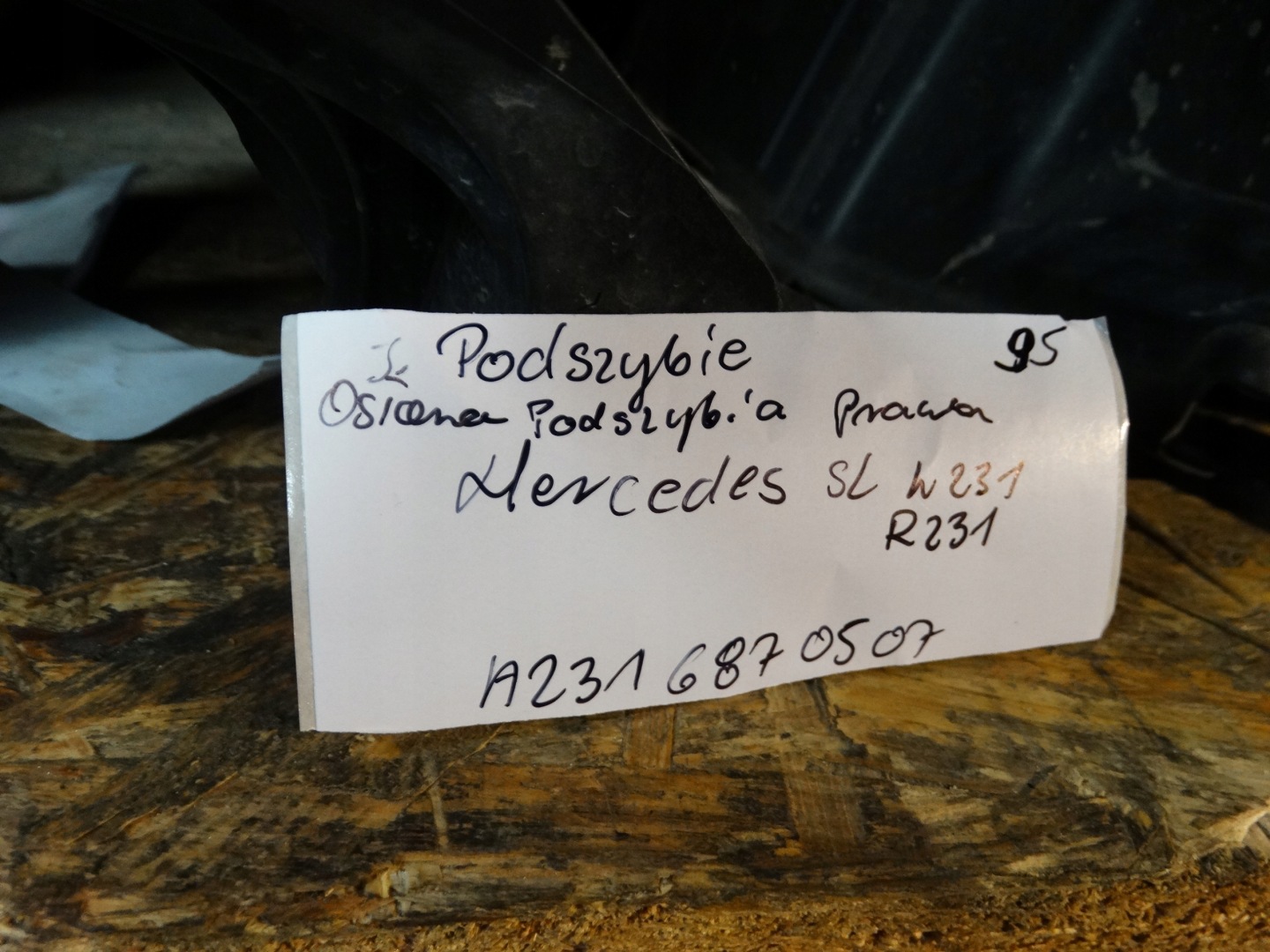 cover under the window right MERCEDES SL W231 R231 1