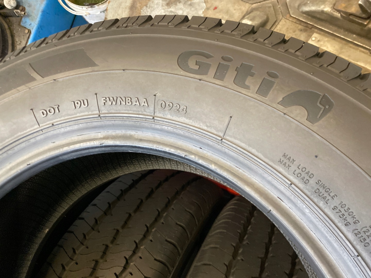 4 tyres summer 215/65R16C Giti GitiVan 600 DEMO as new 9mm 2024r