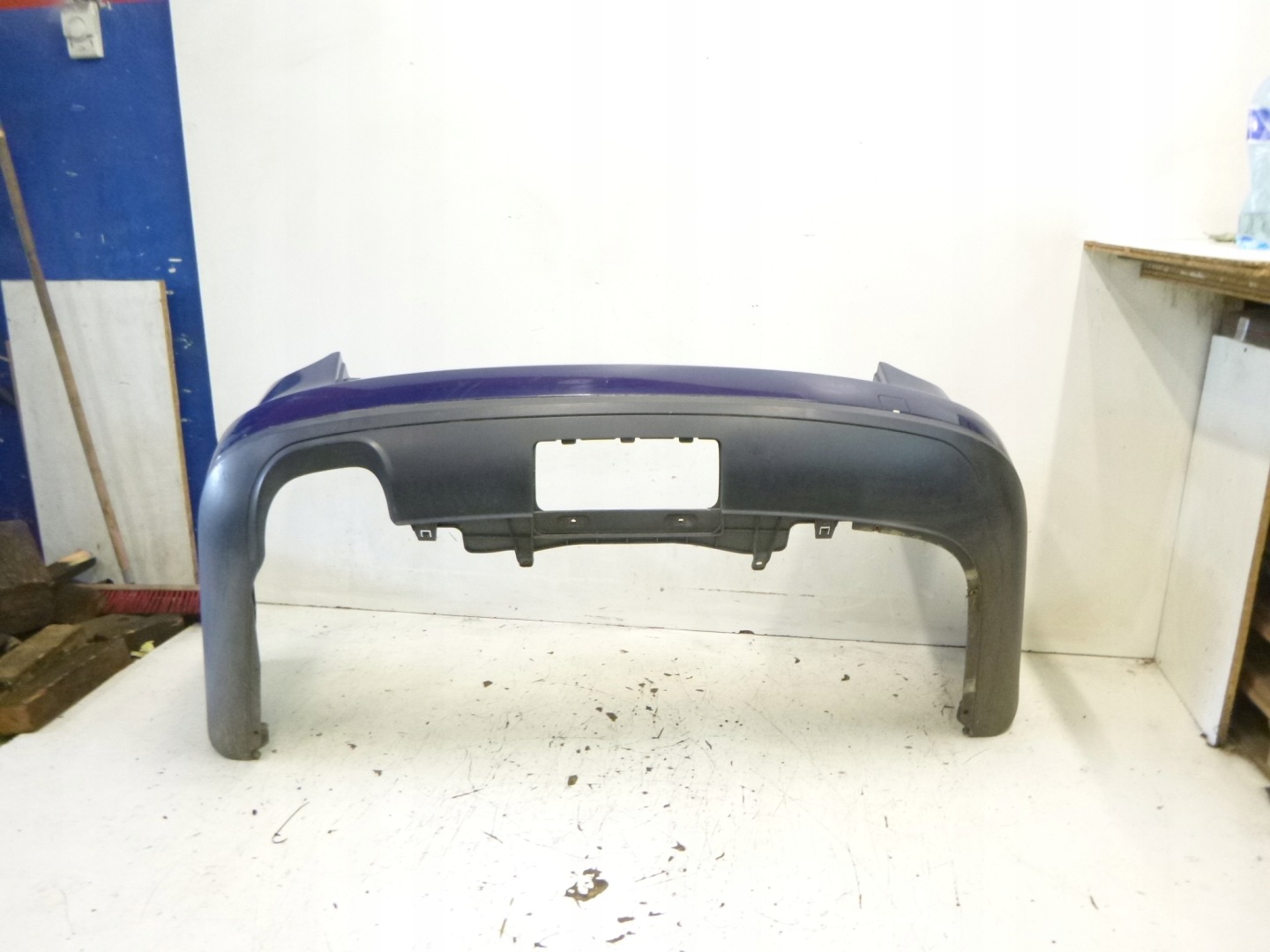 Stoßstange heck VW Passat B6 blauer 2006r. 3C9807421 komplet