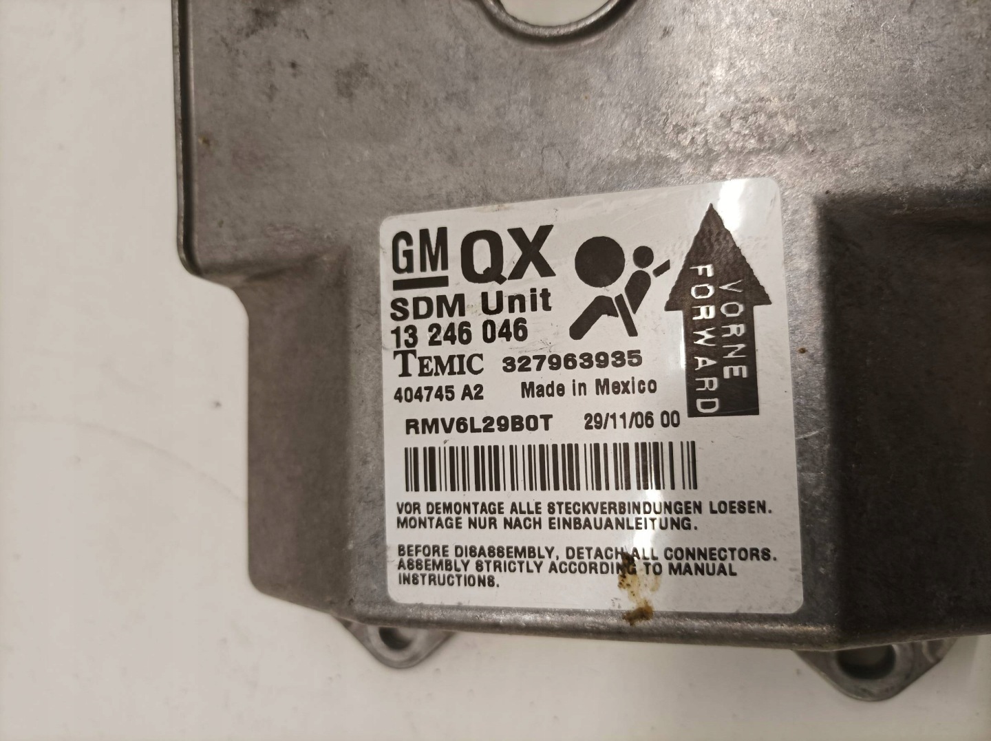 SENSOR airbag 13246046 Opel Zafira II (2005- )