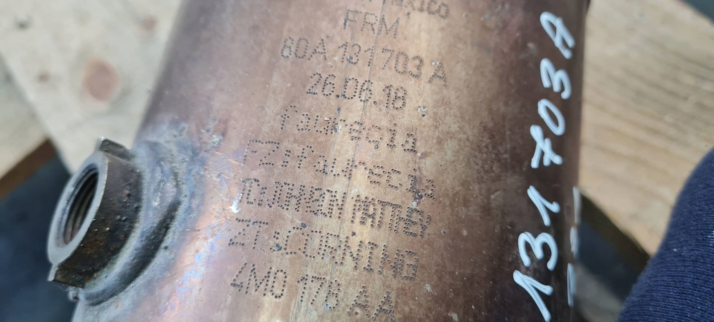 Q5 80A filter catalyst exhaust 2.0 TFSI FAP / DPF 80A131703A