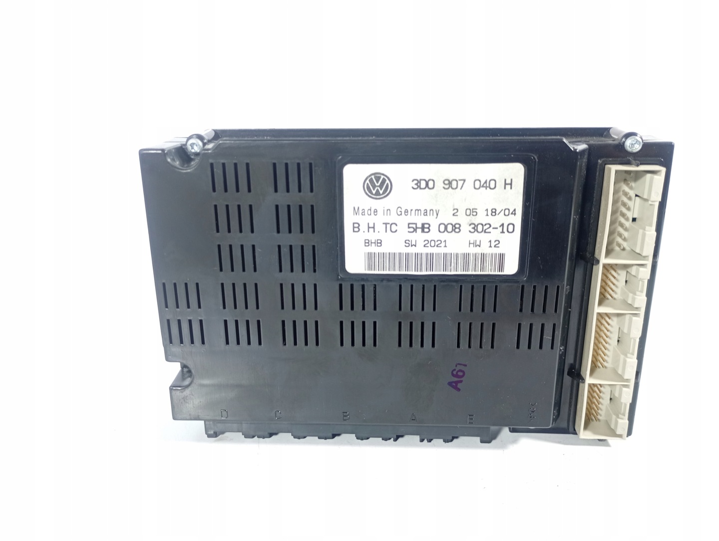 VW Phaeton 02-16 computer control unit of the air conditioning OE 300907040H