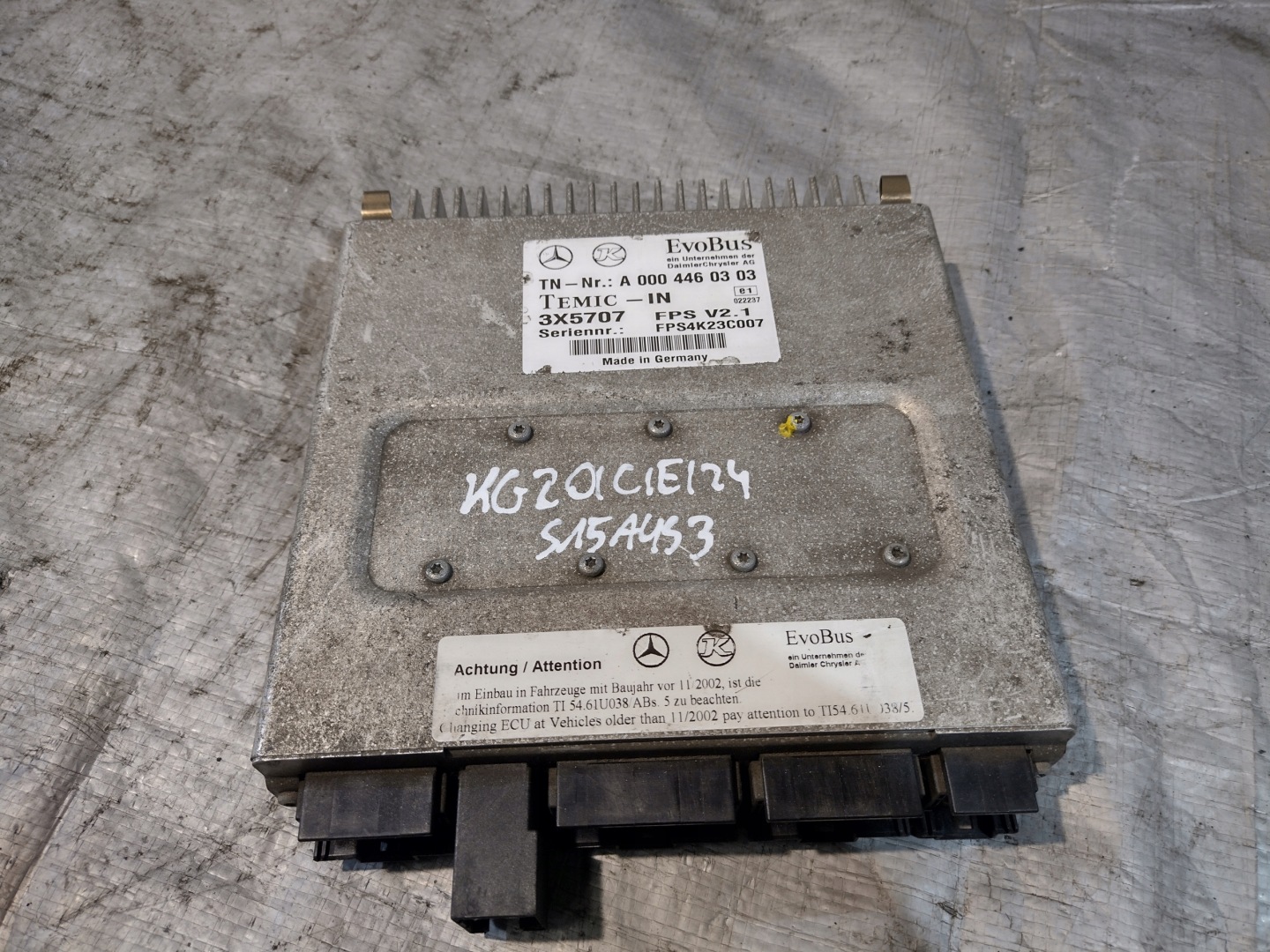 control unit FPS V2,1 Mercedes-Benz A0004460303