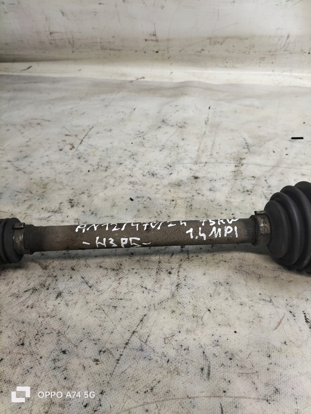 SEAT ALTEA 2005R 1,6 B semi-axis left
