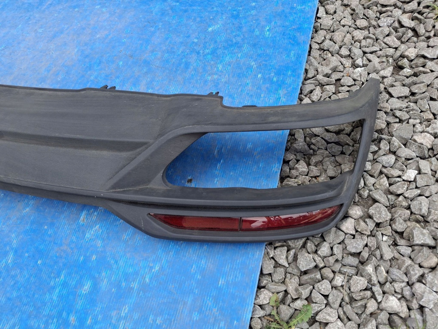 diffusore SPOILER accessori paraurti posteriore AUDI A4 B9 LIFT 2019R->