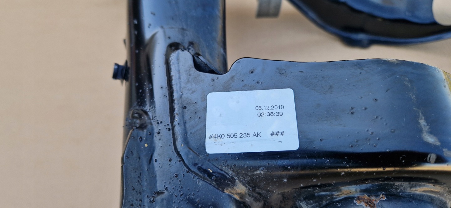 axle beam subframe rear part 4K0505235AK AUDI A7 A6 C8 original as new