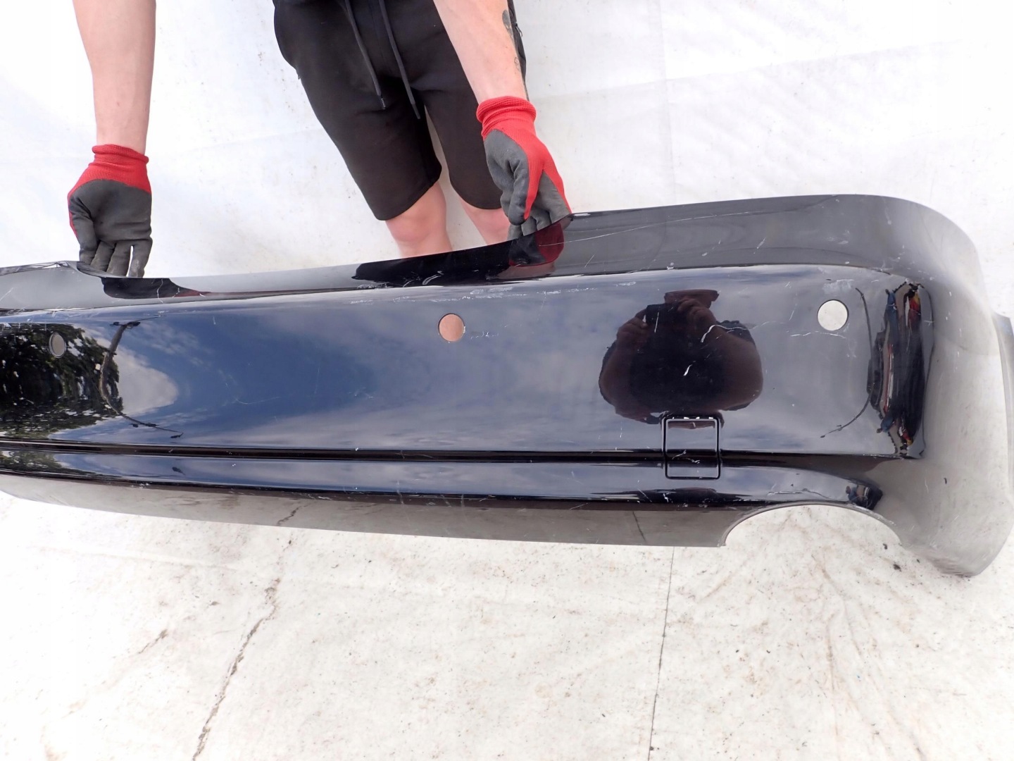MERCEDES CLS C219 W219 04-08 bumper rear part rear PDC