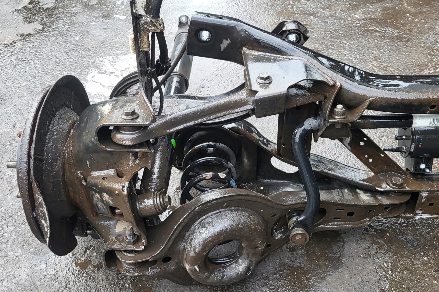 Achsträger hinten komplet Kohlenstofffilter Achsträger Querlenker FORD FOCUS III MK3 3